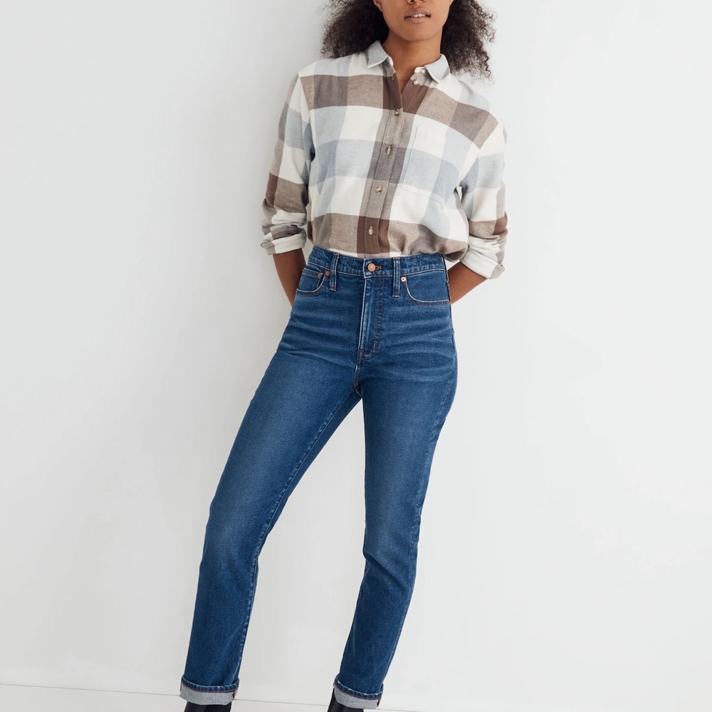 Madewell High-Rise Slim Boyjean